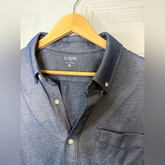 J. Crew Blue Casual Button Down Shirt - Picture 2 of 3